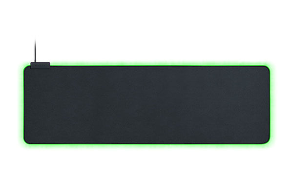 Razer Goliathus Extended Chroma - Soft Extended Gaming Mouse Mat Chroma RGB Lighting (Cable Holder, Fabric Surface, Quilted Edge, Optimized for all Mice) Black