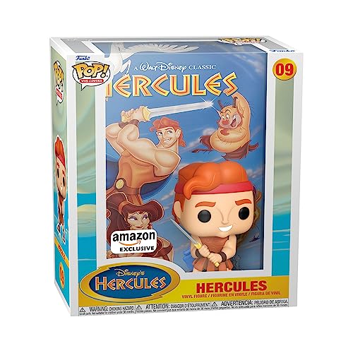 Funko Pop! VHS Cover: Disney - Hercules - Amazon Exclusive - Collectable Vinyl Figure - Gift Idea - Official Merchandise - Toys for Kids & Adults - Movies Fans - Model Figure for Collectors