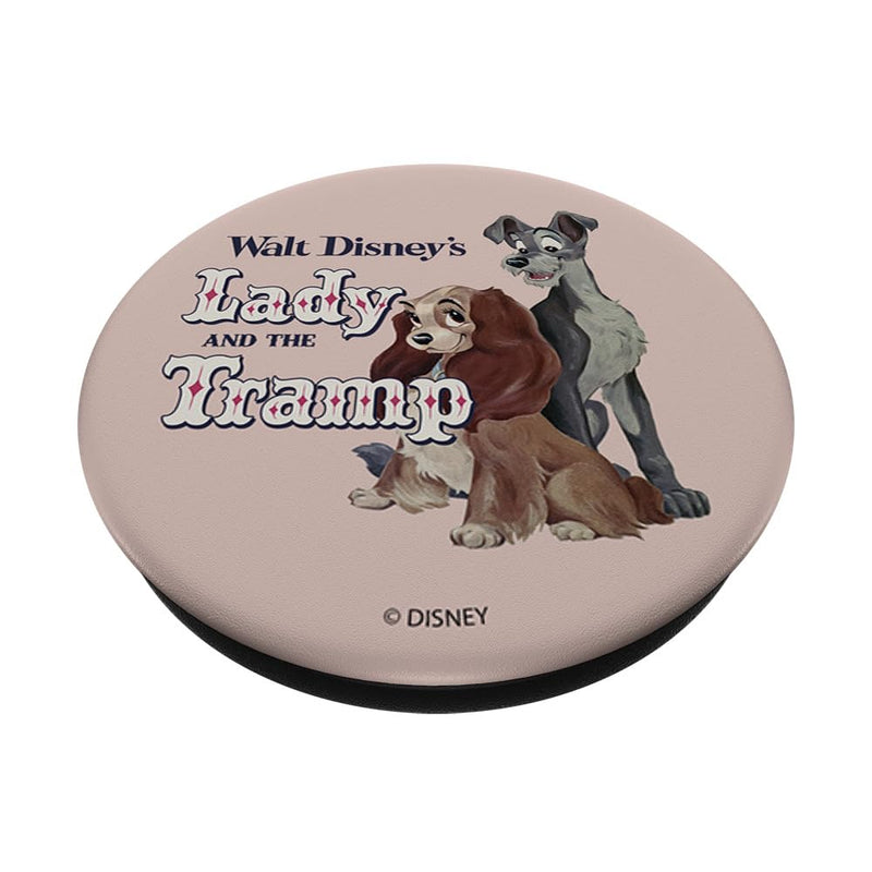 Disney Lady and the Tramp Logo PopSockets Swappable PopGrip