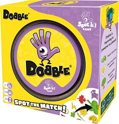 Asmodee | Dobble | Card Game | Ages 6+ | 2-8 Players | 15 Minutes Playing Time
