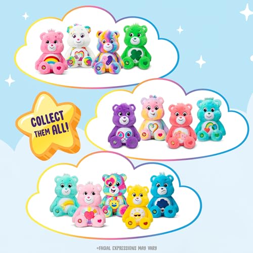 Care Bears | Dare To Care Bear 35cm Medium Plush | Collectable Cute Plush Toy, Cuddly Toys for Children, Soft Toys for Girls and Boys, Cute Teddies Suitable for Girls Boys Ages 4+ | Basic Fun 22338