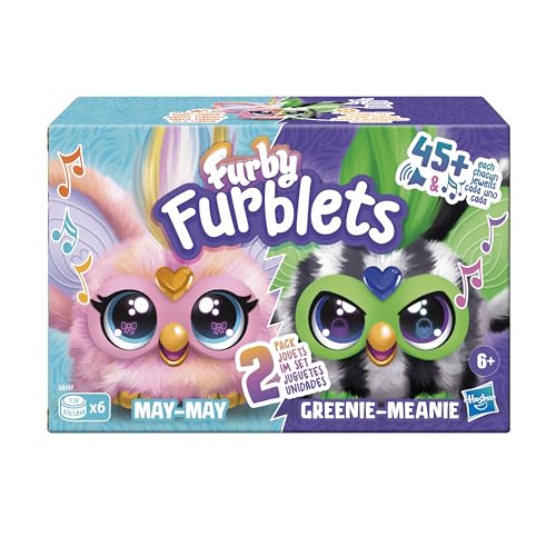 FURBY Hasbro Furblets Fierce & Fabulous 2-Pack Electronic Plush Toys