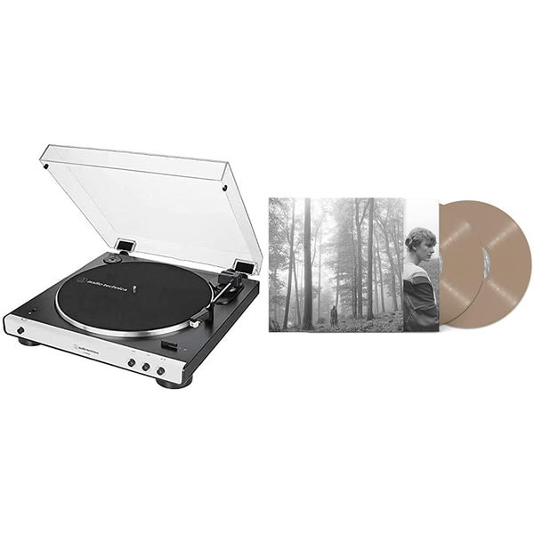 Audio-Technica AT-LP60XBT Full Automatic Wireless Belt-Drive Turntable & folklore (Deluxe 2lp) [VINYL]