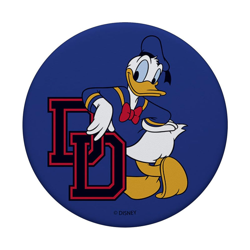 Disney Mickey And Friends Donald Duck Blue Collegiate PopSockets Swappable PopGrip