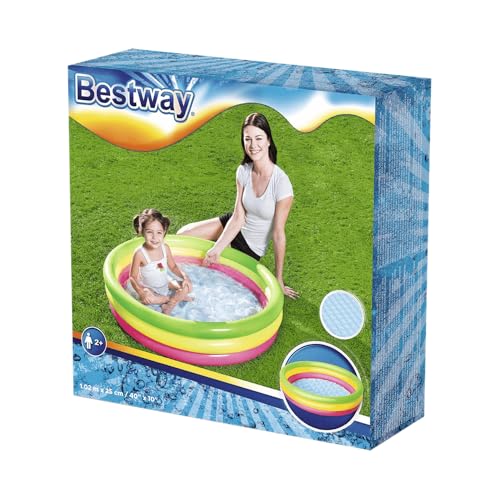 Bestway Summer Set Paddling Pool | Swimming Pool Toys, Water Pool Toys, Inflatable Baby, Kids Pool for Outdoors, Multiple Sizes