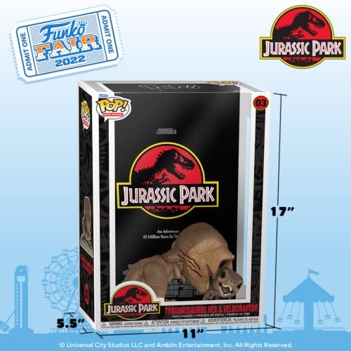 Funko Pop! Movie Poster: Jurassic Park - Tyrannosaurus - Collectable Vinyl Figure - Gift Idea - Official Merchandise - Toys for Kids & Adults - Movies Fans - Model Figure for Collectors and Display