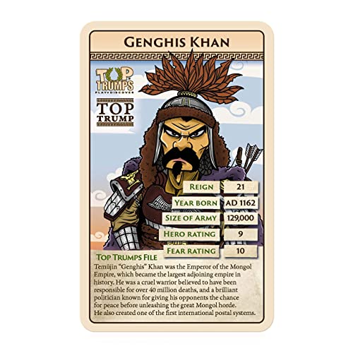 Top Trumps Heroes of History Card Game - Leaders of the Ancient World