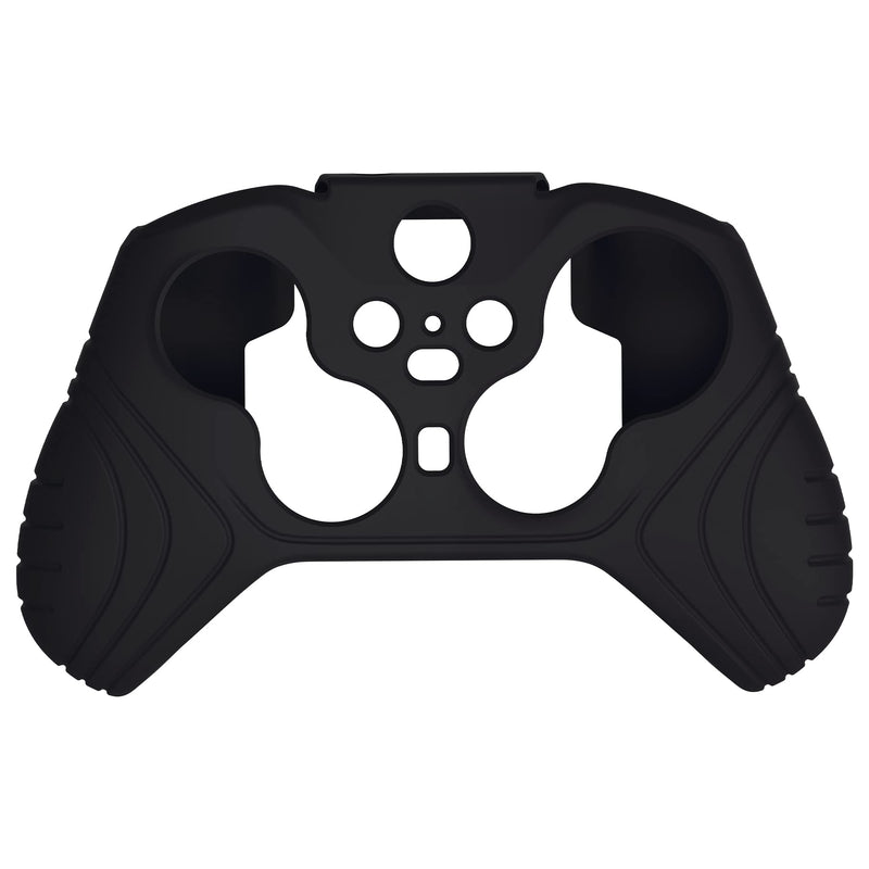 PlayVital Samurai Edition Anti Slip Silicone Case Cover for Xbox Elite Wireless Controller Series 2, Ergonomic Soft Rubber Skin Protector for Xbox Elite Series 2 with Thumb Grip Caps - Black