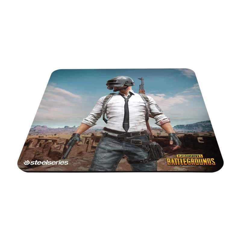 SteelSeries QcK+, Gaming Mouse Pad - 450mm x 400mm x 4mm - Cloth - Rubber Base - PUBG Miramar