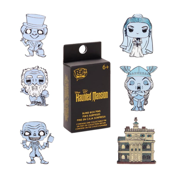 Loungefly POP! PIN DISNEY HAUNTED MANSION PIN - Disney Parks - Blind Box Enamel Pins - Cute Collectable Novelty Brooch - For Backpacks & Bags - Gift Idea - Official Merchandise - For Kids Men Women