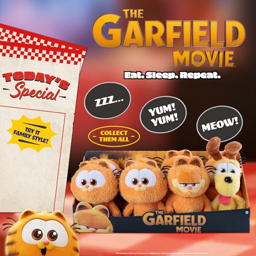 The Garfield Movie - Official Baby Garfield 8" Plush | Cute Baby Garfield Soft Plush | Cartoon Movie Toy for Kids