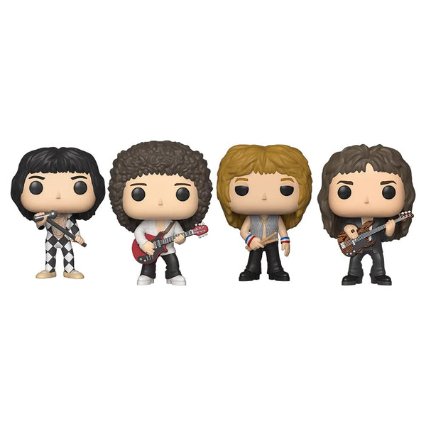 Pop! Vinyl - Queen - Freddie Mercury,Brian May,Roger Taylor,John Deacon 4 Pack