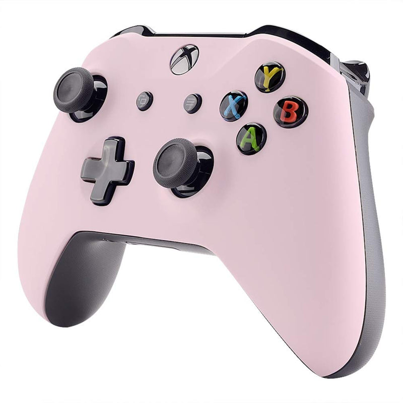 eXtremeRate Replacement Front Housing Shell for Xbox One S/X Controller, Cherry Blossoms Pink Custom Kit Faceplate Cover Case for Xbox Wireless Controller (Model 1708) - Controller NOT Included