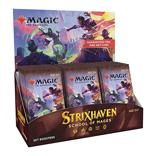 Magic The Gathering C84460000 Strixhaven School of Mages Set Booster Display of 30 Packets, Multi Colour