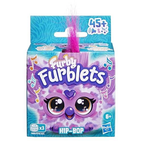 Furby Furblets Hip-Bop Mini Electronic Plush Toy, Pink, ()