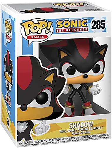 POP Sonic The Hedgehog - Shadow Funko Vinyl Figure (Bundled with Compatible Box Protector Case), Multicolor, 3.75 inches