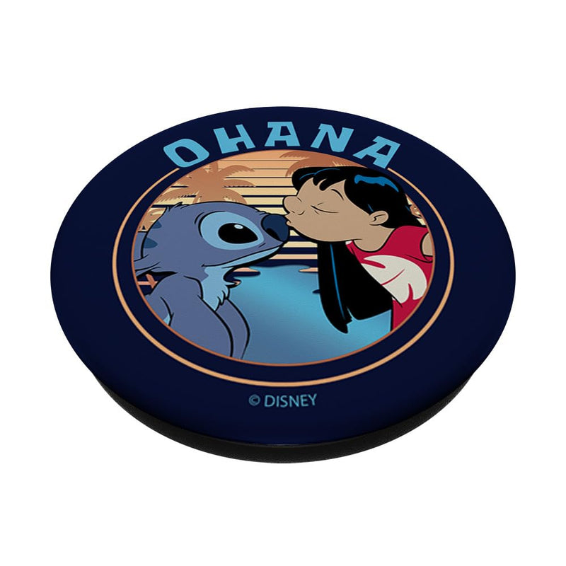 Disney Lilo & Stitch Ohana Lilo and Stitch Portrait PopSockets Swappable PopGrip