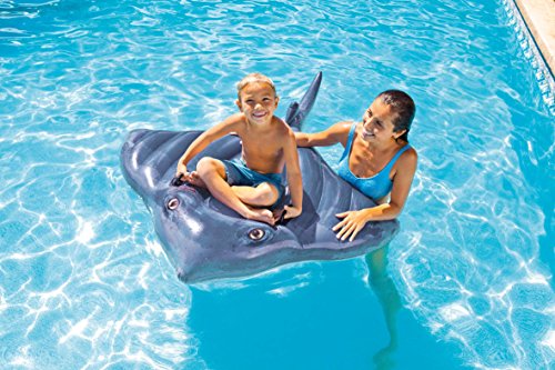 Intex Stingray Ride-On Inflatable Swimming Pool Beach Float Toy -57550NP