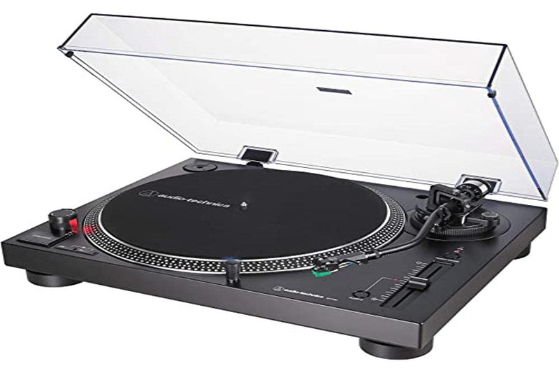 Audio-Technica AT-LP120XUSB Manual Direct-Drive Turntable (Analogue & USB) & Pro-Ject Brush it, Anti static record cleaner with highly conductive carbon brushes