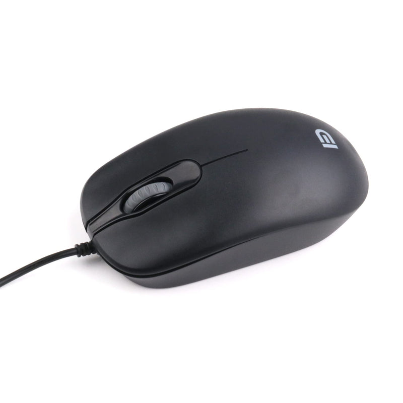 SGIN Basics 3-Button USB Optical Mouse, Compatible with Windows PC, Laptop, Desktop