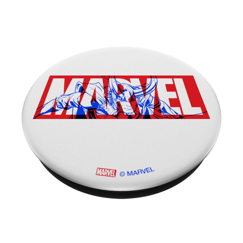 Marvel Logo Loki Comic Art PopSockets Swappable PopGrip