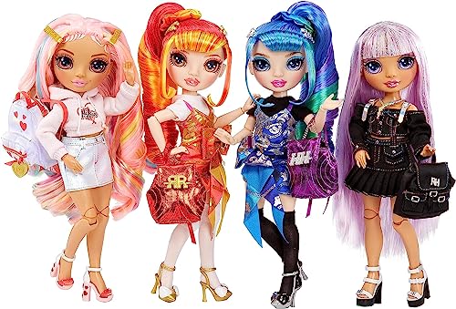 Rainbow Junior High Special Edition - LAUREL DE-VIOUS - 9"/22.86cm Red and Orange Posable Fashion Doll with Accessories and Open/Close Soft Backpack - Great Toy Gift for Kids Ages 4-12