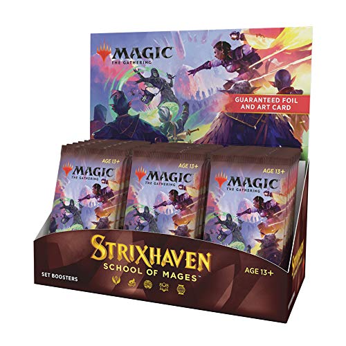 Magic The Gathering C84460000 Strixhaven School of Mages Set Booster Display of 30 Packets, Multi Colour