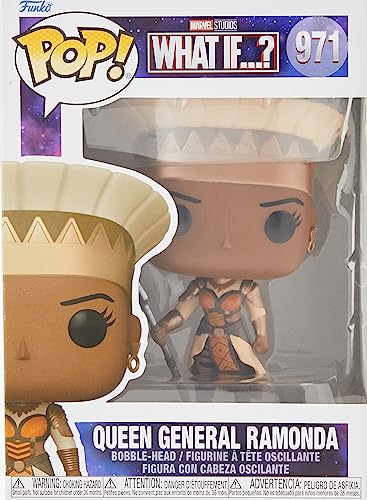 Funko POP! Marvel - What If - the Queen General Ramonda - Marvel What If - Collectable Vinyl Figure - Gift Idea - Official Merchandise - Toys for Kids & Adults - TV Fans - Model Figure for Collectors