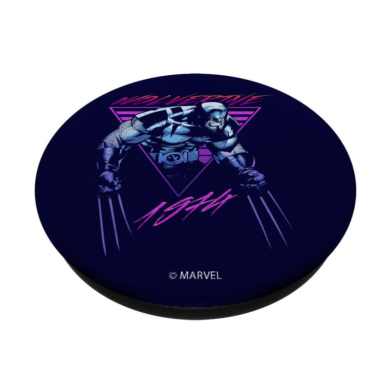 Marvel X-Men Neon Wolverine 1974 PopSockets Swappable PopGrip