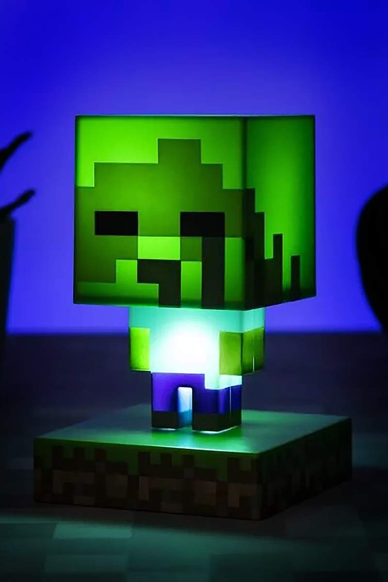 Paladone Minecraft Zombie Icon Light BDP, Multi Coloured