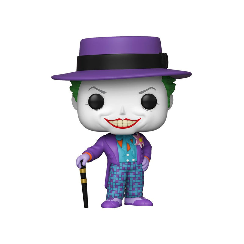 Funko POP! Heroes: DC Batman 1989 - the Joker With Hat - 1/6 Odds for Rare Chase Variant - DC Comics - Collectable Vinyl Figure - Gift Idea - Official Merchandise - Toys for Kids & Adults