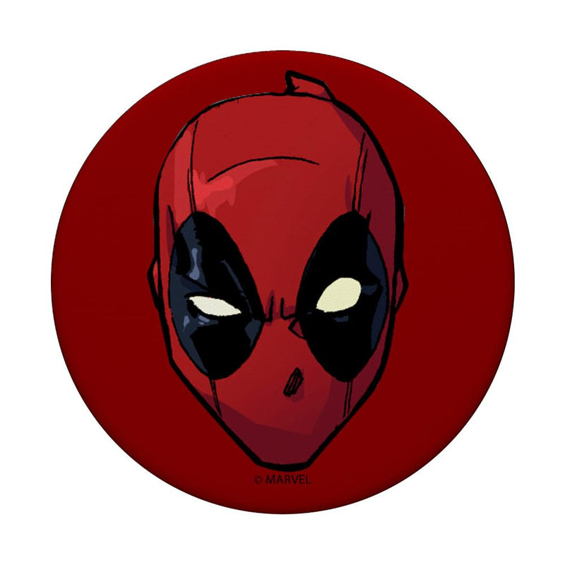 Marvel Deadpool Big Face PopSockets Swappable PopGrip