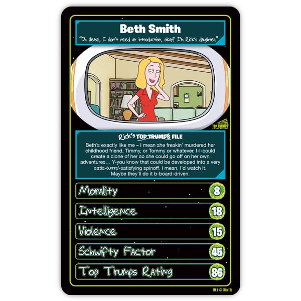 Top Trumps 31943 Specials Rick and Morty Card Game, Multi-Colour, for 3 years to 99 years