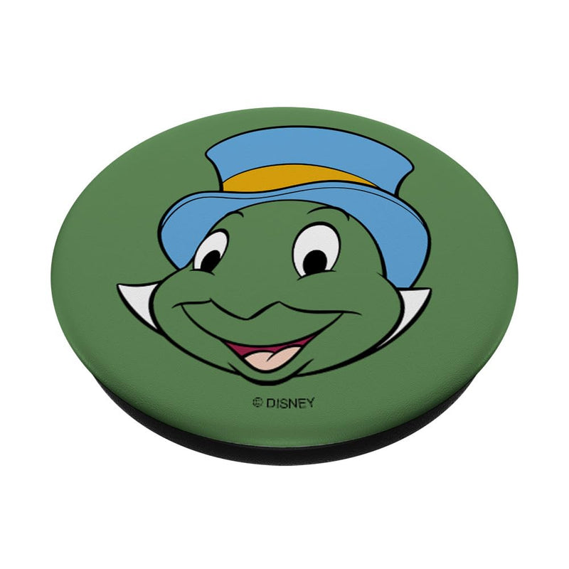 Disney Pinocchio Jiminy Cricket Green Big Face PopSockets Swappable PopGrip