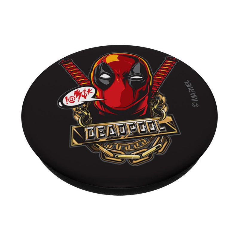 Marvel Deadpool Wade Wilson Swords and Chains PopSockets Swappable PopGrip