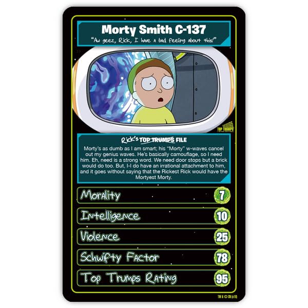 Top Trumps 31943 Specials Rick and Morty Card Game, Multi-Colour, for 3 years to 99 years