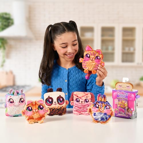 Cookeez Makery Toasty Treatz Toaster With Scented Plush | Make A Soft and Squishy Surprise Plush Friend | Pop-in-Bread And See A Surprise Plush Pop Up