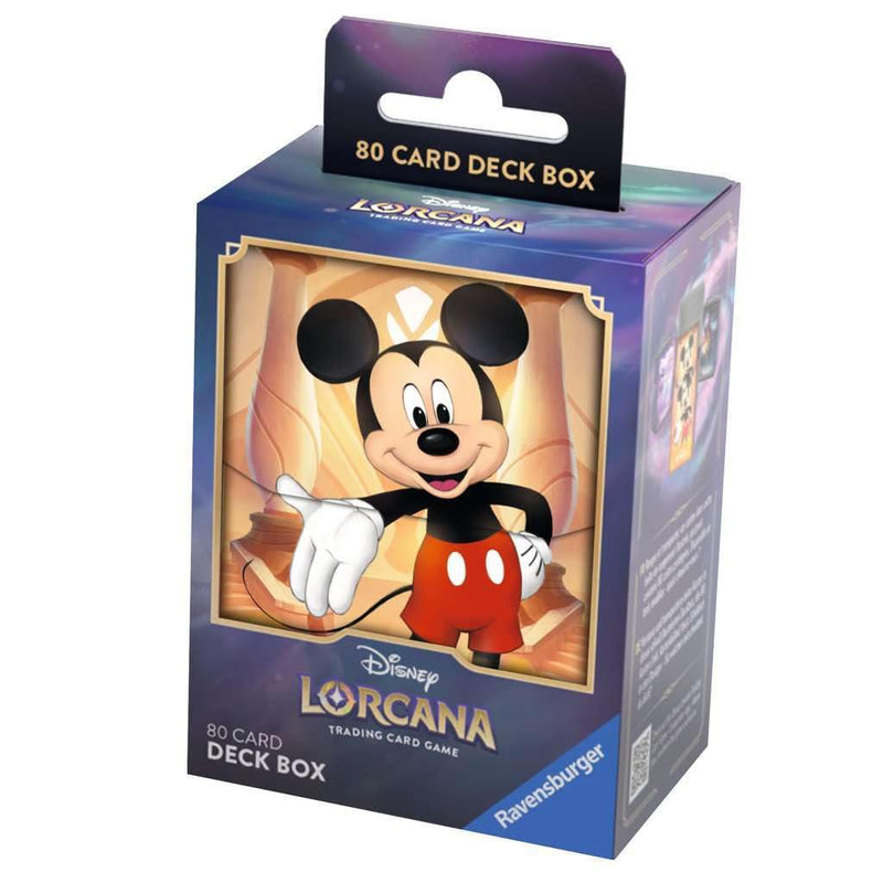 Ravensburger 11098181 Disney Lorcana TCG Trading Cards Game for Adults and Kids Age 8 Years Up-Deck Box Mickey Mouse, Blue, Standard Size