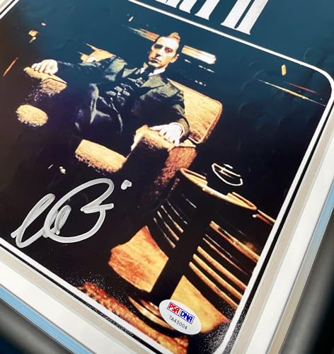 Al Pacino Signed Photo In Luxury Handmade Wooden Frame With PSA/DNA Certification & AFTAL Member Certificate Of Authenticity Autograph Movie Film TV Memorabilia Poster The Godfather Michael Corleone