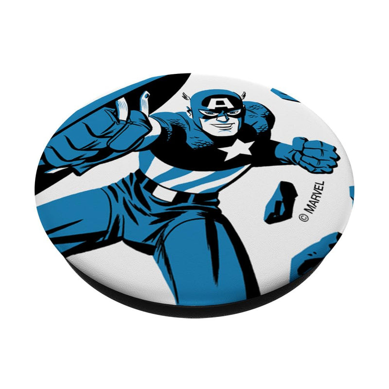 Marvel Captain America Retro Comic Art PopSockets Swappable PopGrip