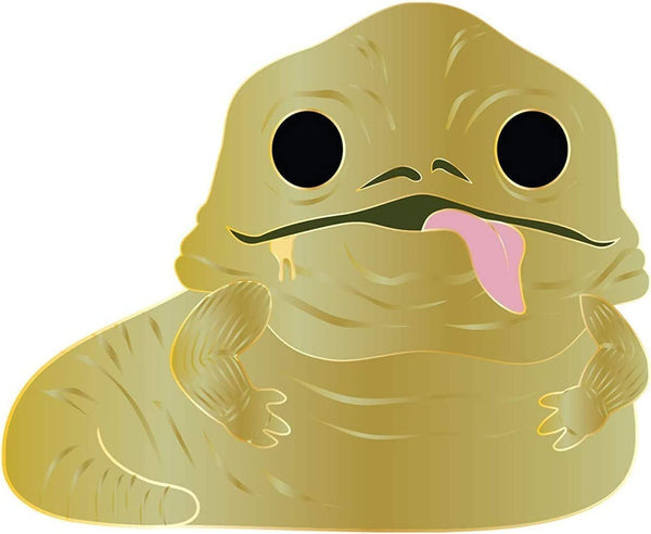 Funko Pop! Enamel Pin: Jabba the Hut the Hutt - 1/6 Odds for Rare Chase Variant - 1 In 12 Chance You May Find the Chase - Star Wars Enamel Pins - Cute Collectable Novelty Brooch & Bags