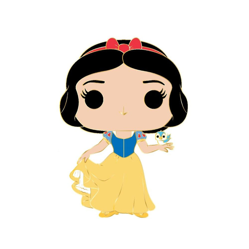 Funko Loungefly DISNEY SNOW WHITE LARGE ENAMEL PIN-JO - Snow White - Snow White Enamel Pins - Cute Collectable Novelty Brooch - for Backpacks & Bags - Gift Idea - Official Merchandise - Movies Fans