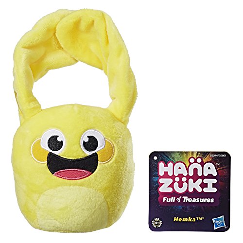 HANAZUKI B8374EL2 Happy Hemka Plush Toy, Yellow