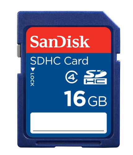 SanDisk 16 GB SDHC Class 4 Memory Card - Blue