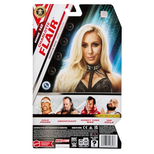 Mattel WWE Action Figures, 6-inch Collectible Charlotte Flair with 10 Articulation Points & Life-Like Look, HTW21