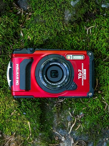 OM System Tough TG-7 Digital Camera - Red (Successor Olympus TG-6)