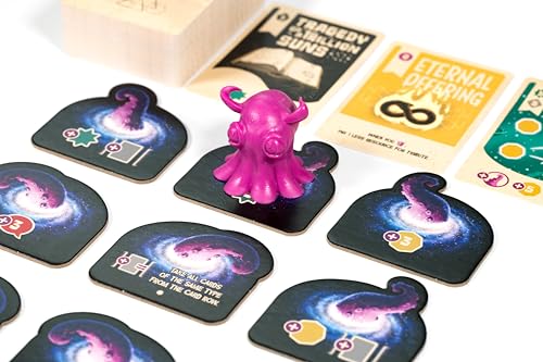 LUCKY DUCK GAMES - Cosmoctopus | Board Game | English Version| Engine-Building Strategy Game | Fun Family Game for Kids and Adults | 1-4 Players | Ages 14+ | 60-90 Minutes