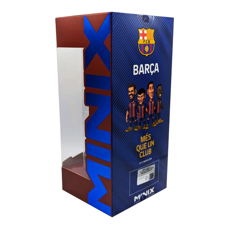 MINIX Bandai FC Barcelona Lewandowski Model | Collectable Lewandowski Figure In Barcelona Shirt | Bandai Football Toys Range | Collect Your Favourite Football Figures And Teams