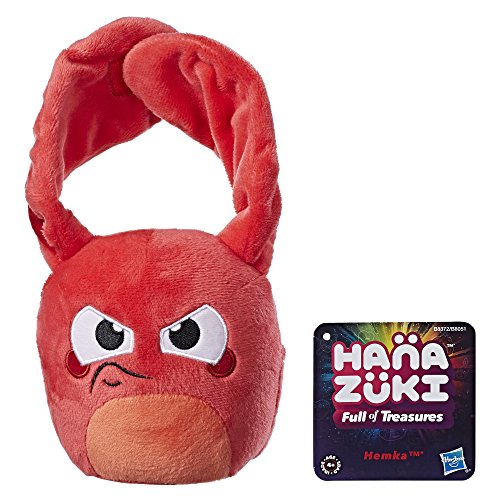 HANAZUKI B8372EL2 Feisty Hemka Plush Toy, Red