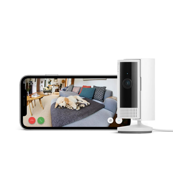 Ring Indoor Camera (2nd Gen) by Amazon | Plug-In Pet Security Camera | 1080p HD, Two-Way Talk, Wifi, Privacy Cover, DIY | alternative to CCTV system | 30-day free trial of Ring Protect